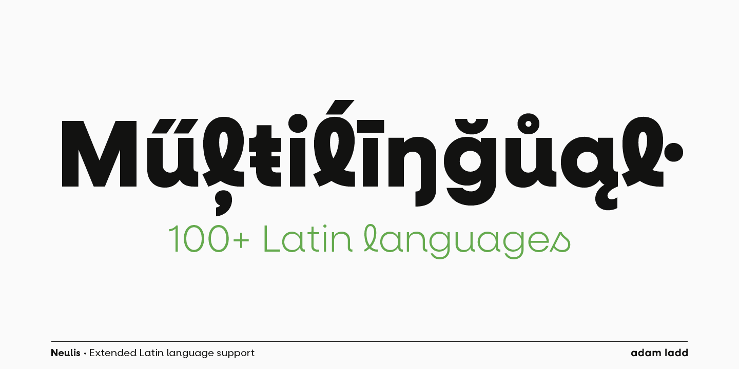 Ejemplo de fuente Neulis Alt Medium Italic